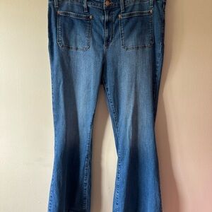 Ava&Viv High Rise Relaxed Flair Jeans